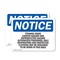 Signmission Ethylene Oxide Cancer Hazard And Reproductive OSHA Notice Sign, Vinyl Decal, 7in W x 5in L, 2PK OS-2PACK-NS-D-57-L-12180 - alternate 1